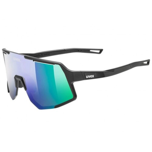 Uvex sequenze - black matt/mirror green