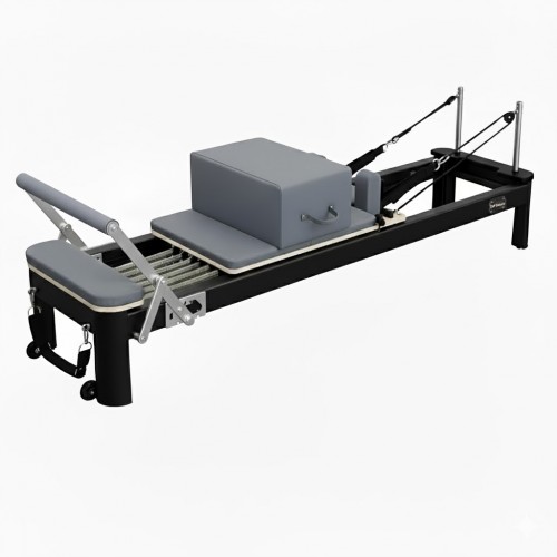 Viking Aluminium Pilates Reformer (Black)