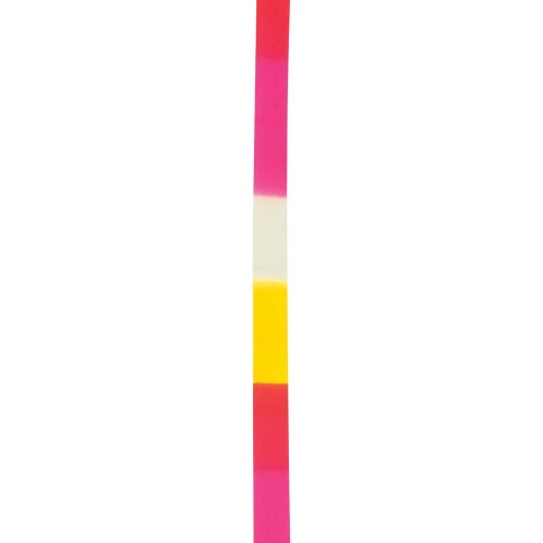 Κορδέλα ρυθμικής γυμναστικής, μήκους 6m, Τρίχρωμη