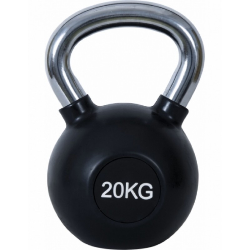 Kettlebell Rubber Cover Cr Handle 20Kg Kettlebell Rubber Cover Cr Handle 20Kg