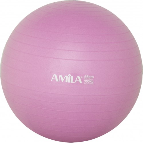 Μπάλα Γυμναστικής AMILA GYMBALL 55cm Ροζ