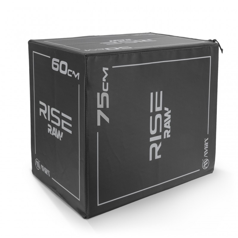 Πλειομετρικό Κουτί Plyo Box Raw Rise 50x60x75 cm - Μαύρο Πλειομετρικό Κουτί Plyo Box Raw Rise 50x60x75 cm - Μαύρο