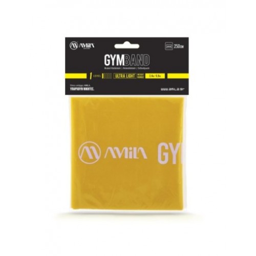 Λάστιχο Αντίστασης AMILA GymBand 2.5m Ultra Light