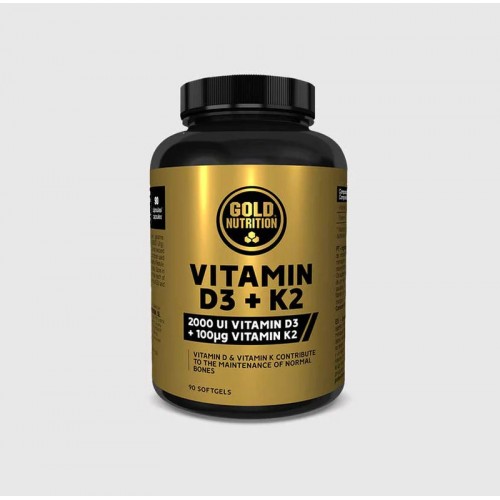 Gold Nutrition Vitamin D3+K2, 90 Softgels