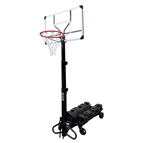 VIKING Foldable Pro Hoop Αναδιπλούμενη μπασκέτα με βάση και ρυθμιζόμενο ύψος 130-305 εκ.