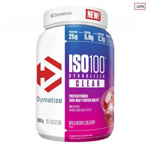 ISO 100 Hydrolyzed Clear 900gr (Dymatize)