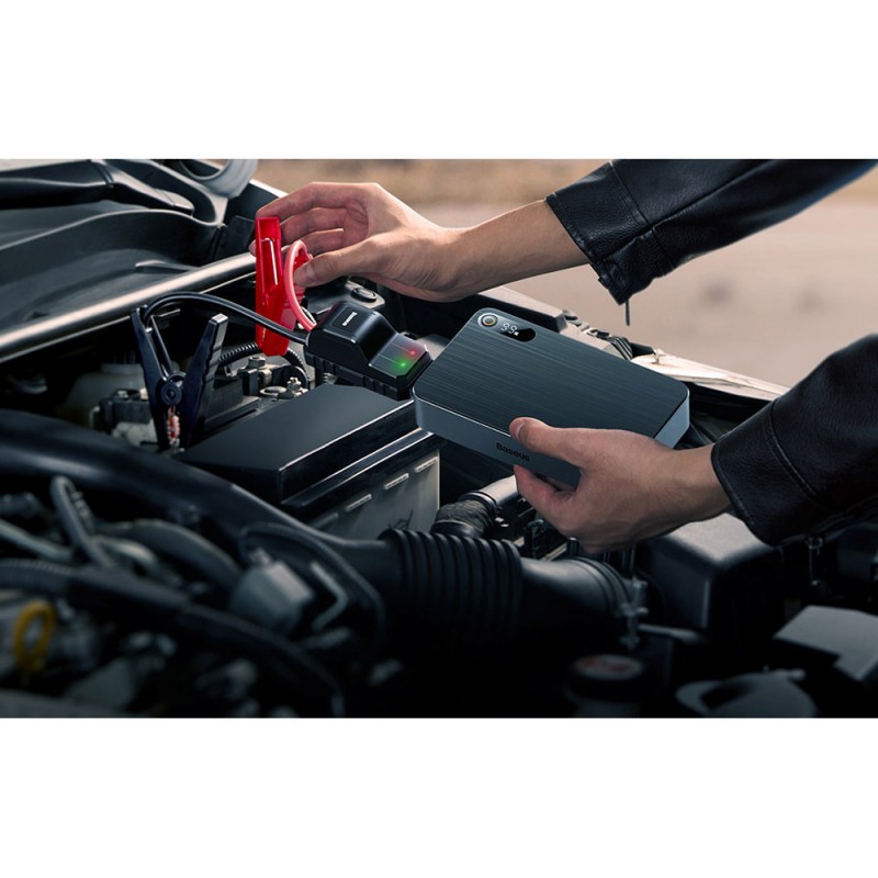 Baseus Super Energy Pro+ 1600A Car Jump Starter Cluster Black Baseus Super Energy Pro+ 1600A Car Jump Starter Cluster Black