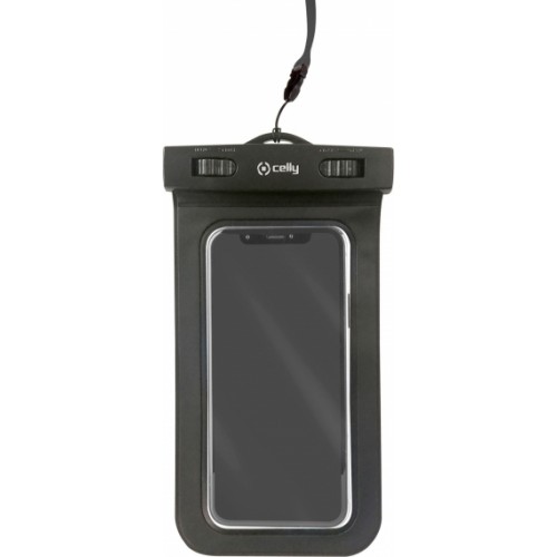CELLY WATERPROOF SPLASH CASE UP TO 6.5' black