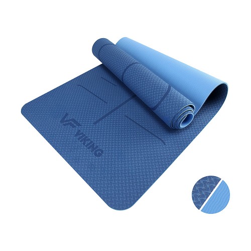 Viking Yoga / Pilates TPE Mat with Body Line Printing