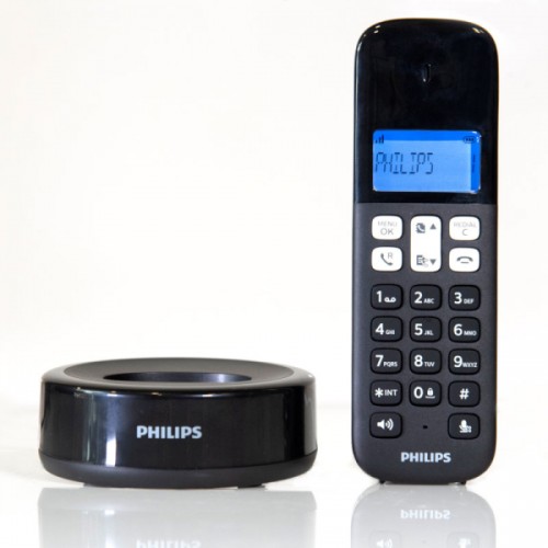 ΑΣΥΡΜΑΤΟ ΤΗΛΕΦΩΝΟ PHILIPS D1611B GRS black