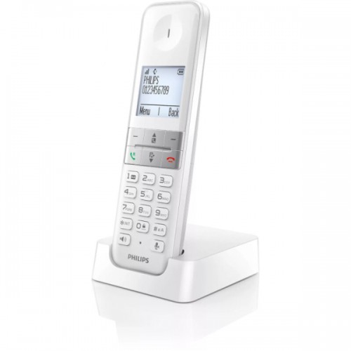 ΑΣΥΡΜΑΤΟ ΤΗΛΕΦΩΝΟ PHILIPS D4701W white ανοιχτή ακρόαση
