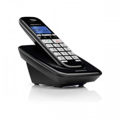 ΑΣΥΡΜΑΤΟ ΤΗΛΕΦΩΝΟ MOTOROLA S3001 black ΜΕ ΜΕΓΑΛΑ ΠΛΗΚΤΡΑ  ΜΕ ΑΝΟΙΚΤΗ ΑΚΡΟΑΣΗ