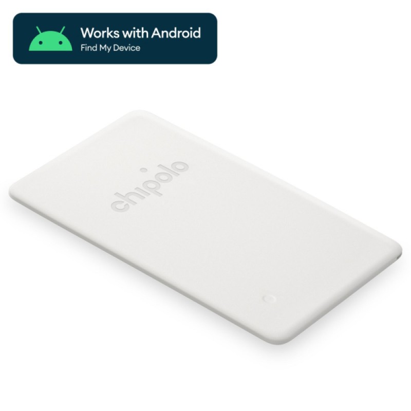 CHIPOLO CARD FINDER white (ONLY ANDROID PHONES) CHIPOLO CARD FINDER white (ONLY ANDROID PHONES)