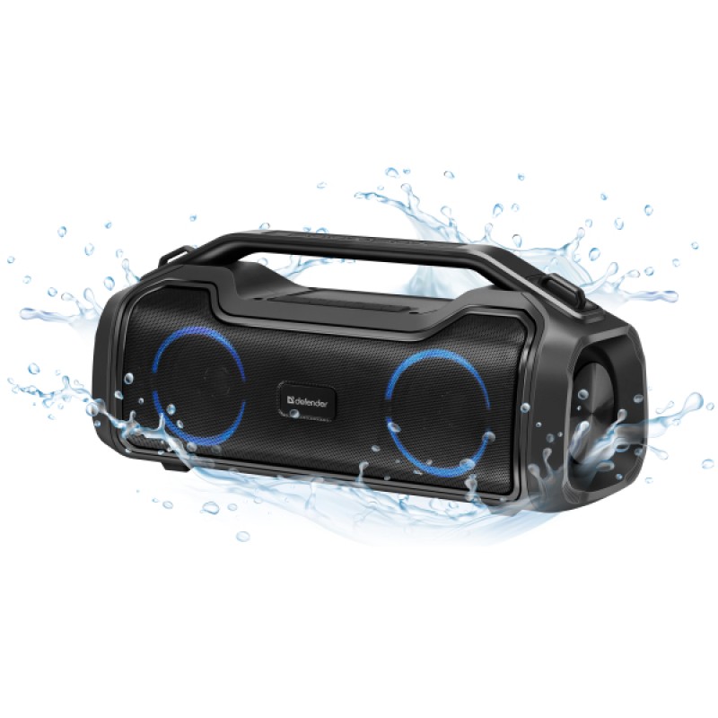 DEFENDER PORTABLE BLUETOOTH SPEAKER BEATBOX 50 black BT/USB/TF/AUX/Light DEFENDER PORTABLE BLUETOOTH SPEAKER BEATBOX 50 black BT/USB/TF/AUX/Light