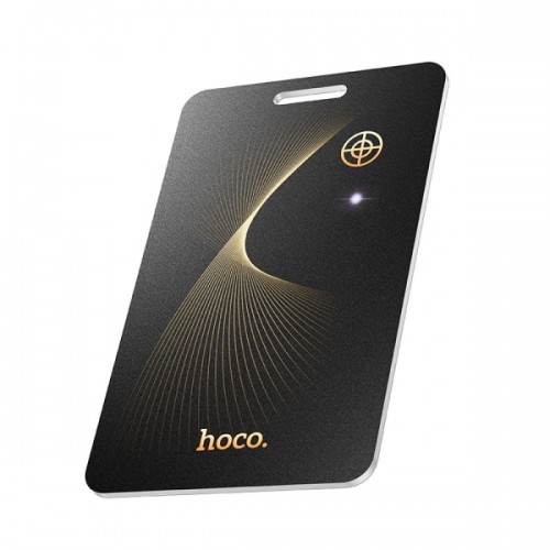 HOCO LOCATOR FINDER CARD SHAPE COMPATIBLE WITH APPLE FIND black