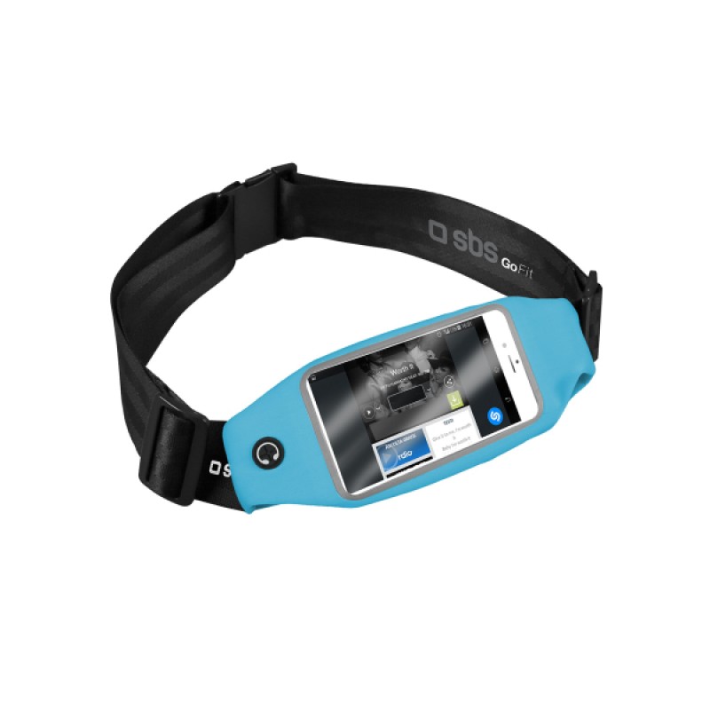 SBS WATER RESISTANT SPORTS BELT TOUCH POUCH FOR SMARTPHONE UP TO 5" blue SBS WATER RESISTANT SPORTS BELT TOUCH POUCH FOR SMARTPHONE UP TO 5" blue