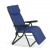 Πολυθρόνα 6 Θέσεων Μαύρου Σκελετού Μπλε Μαξιλάρι
