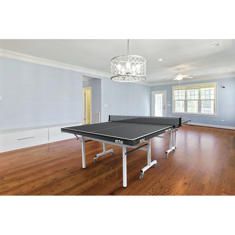 Τραπέζι Ping Pong Εσωτερικού Χώρου Stag School 22mm Μαύρο Τραπέζι Ping Pong Εσωτερικού Χώρου Stag School 22mm Μαύρο