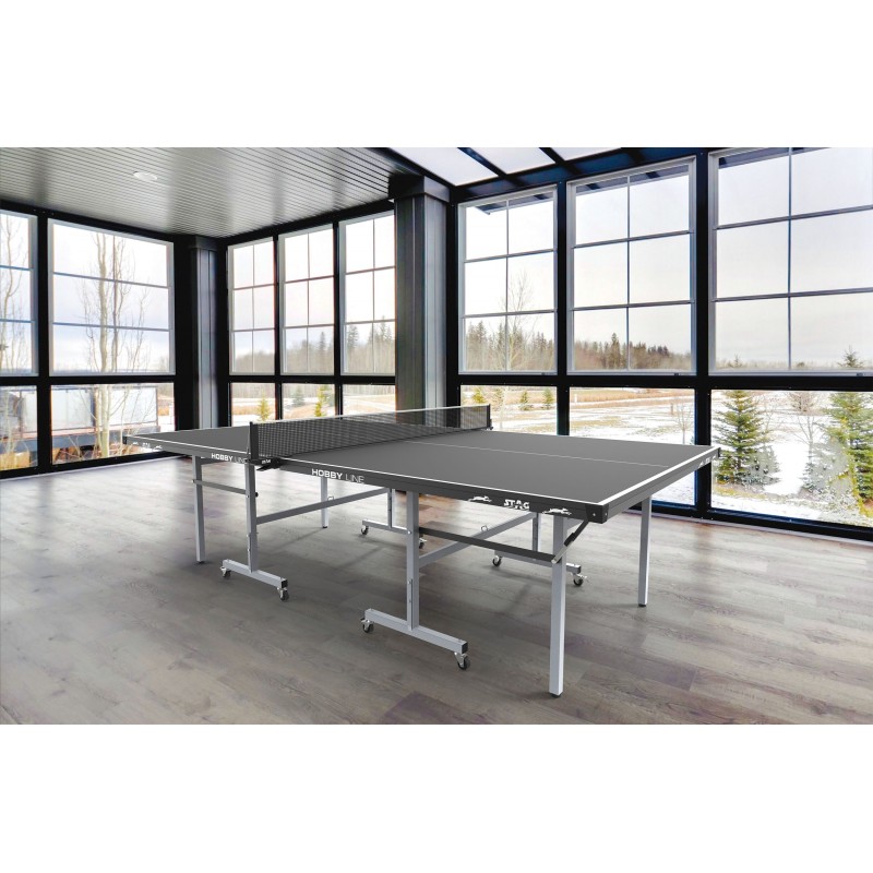 Τραπέζι Ping Pong Εσωτερικού Χώρου Stag Hobby 19mm Μαύρο Τραπέζι Ping Pong Εσωτερικού Χώρου Stag Hobby 19mm Μαύρο