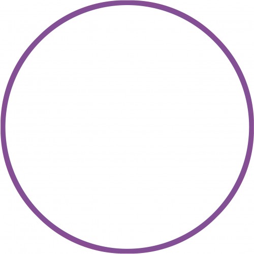 Χούλα-Χουπ 70cm - Φ19mm - 260gr, Μωβ