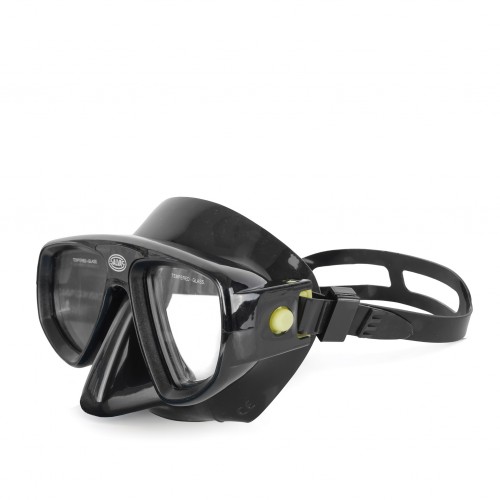 Μάσκα Θαλάσσης Salvas Heritage Black Silicone band