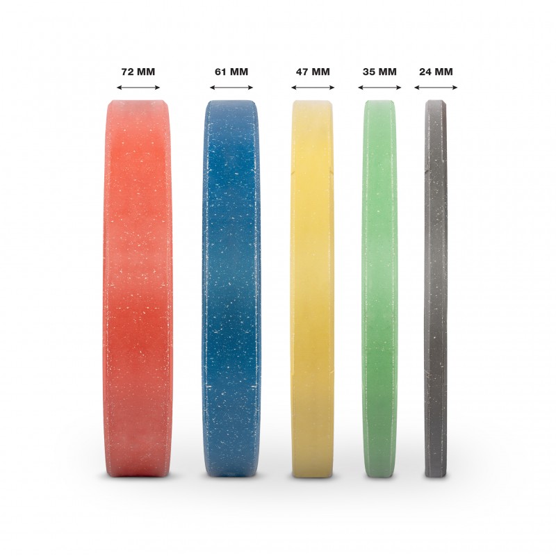 Δίσκος Color Bumper Plate Slim 50 mm 10 kg – Πράσινο Δίσκος Color Bumper Plate Slim 50 mm 10 kg – Πράσινο