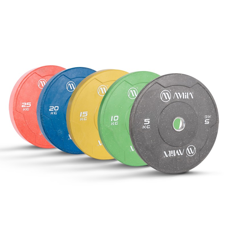 Δίσκος Color Bumper Plate Slim 50 mm 15 kg – Κίτρινο Δίσκος Color Bumper Plate Slim 50 mm 15 kg – Κίτρινο