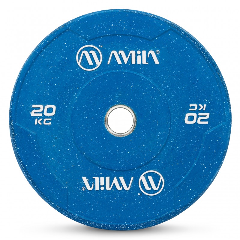Δίσκος Color Bumper Plate Slim 50 mm 20 kg – Μπλε Δίσκος Color Bumper Plate Slim 50 mm 20 kg – Μπλε