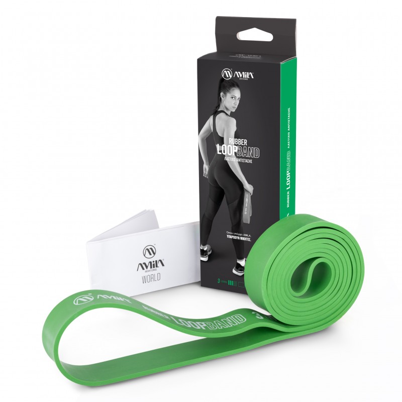 Λάστιχo Αντίστασης Rubber Loop Band Medium – Πράσινο Λάστιχo Αντίστασης Rubber Loop Band Medium – Πράσινο