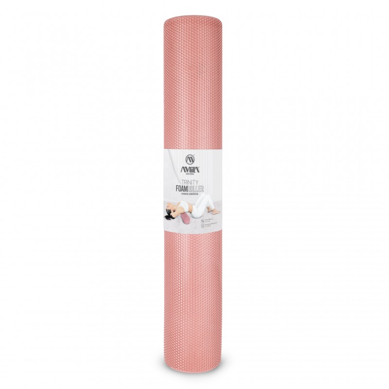 Κύλινδρος Αποθεραπείας Foam Roller Trinity Φ15x90 cm – Rose Pink Κύλινδρος Αποθεραπείας Foam Roller Trinity Φ15x90 cm – Rose Pink