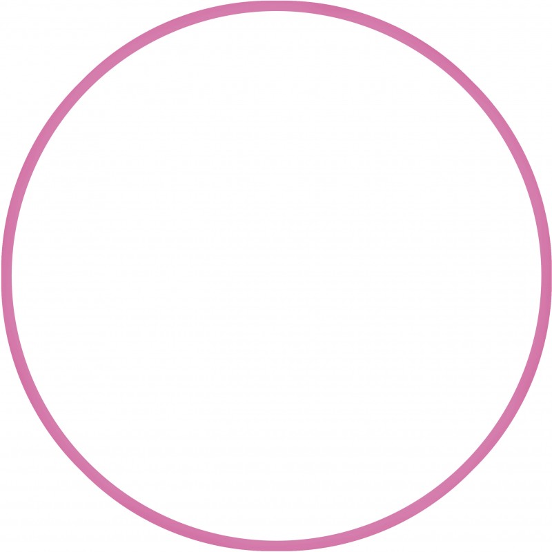 Χούλα-Χουπ HQ 70cm - Φ19mm - 280gr, Ροζ Χούλα-Χουπ HQ 70cm - Φ19mm - 280gr, Ροζ