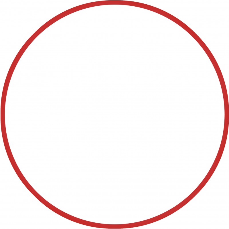 Χούλα-Χουπ HQ 70cm - Φ19mm - 280gr, Κόκκινο Χούλα-Χουπ HQ 70cm - Φ19mm - 280gr, Κόκκινο