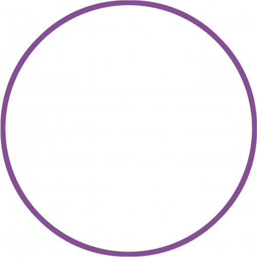 Χούλα-Χουπ HQ 70cm - Φ19mm - 280gr, Μωβ