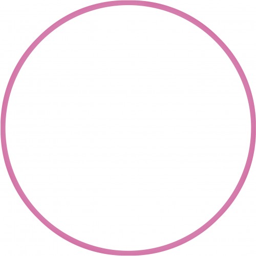 Χούλα Χουπ HQ 80cm - Φ19mm - 330gr, Ροζ