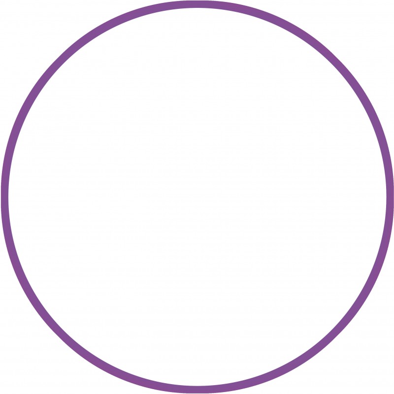 Χούλα Χουπ HQ 80cm - Φ19mm - 330gr, Μωβ Χούλα Χουπ HQ 80cm - Φ19mm - 330gr, Μωβ