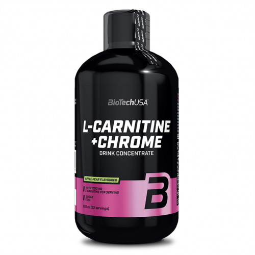 L-Carnitine + Chrome 35000mg 500ml (BIOTECH USA) - Apple Pear