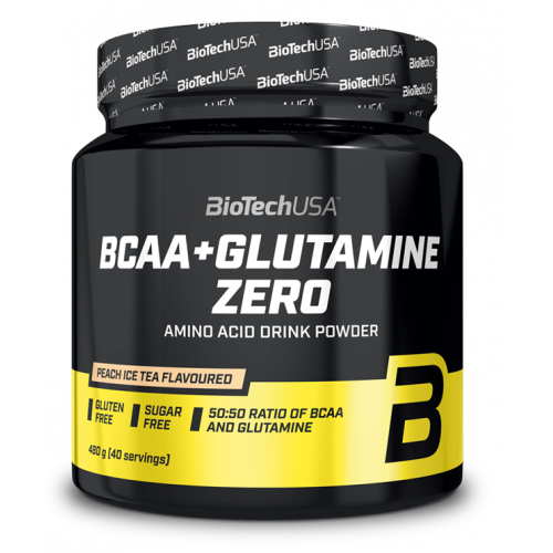 BCAA+Glutamine Zero 480g (BIOTECH USA) - Lemon