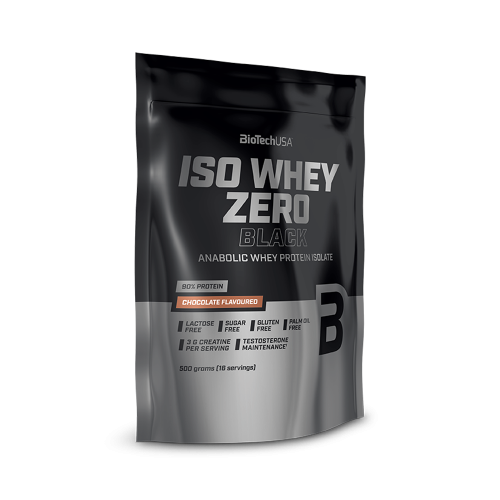 Iso Whey Zero Black 500g (BIOTECH USA) - Strawberry