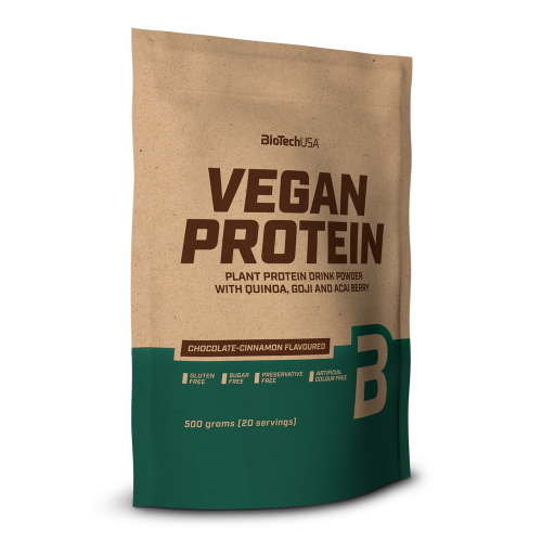 Vegan Protein 500g (BIOTECH USA) - Chocolate - Cinnamon