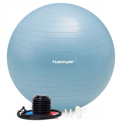Tunturi Μπάλα Gymball 75cm Γαλάζια Anti Burst