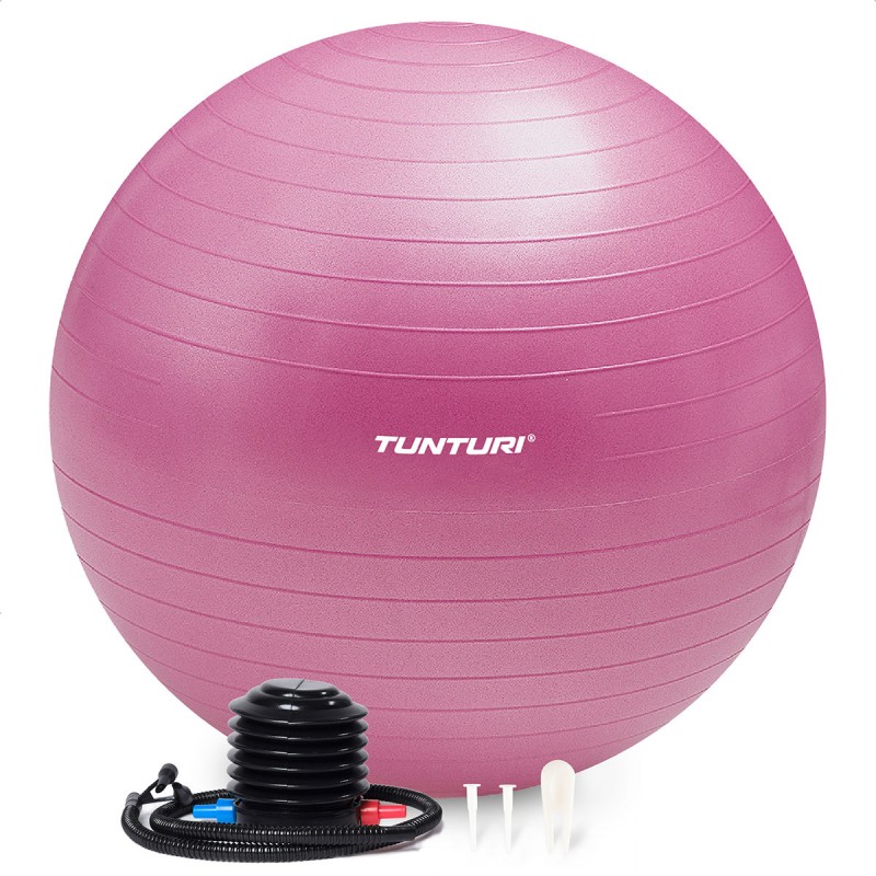 Tunturi Μπάλα Gymball 65cm Μωβ Anti Burst Tunturi Μπάλα Gymball 65cm Μωβ Anti Burst