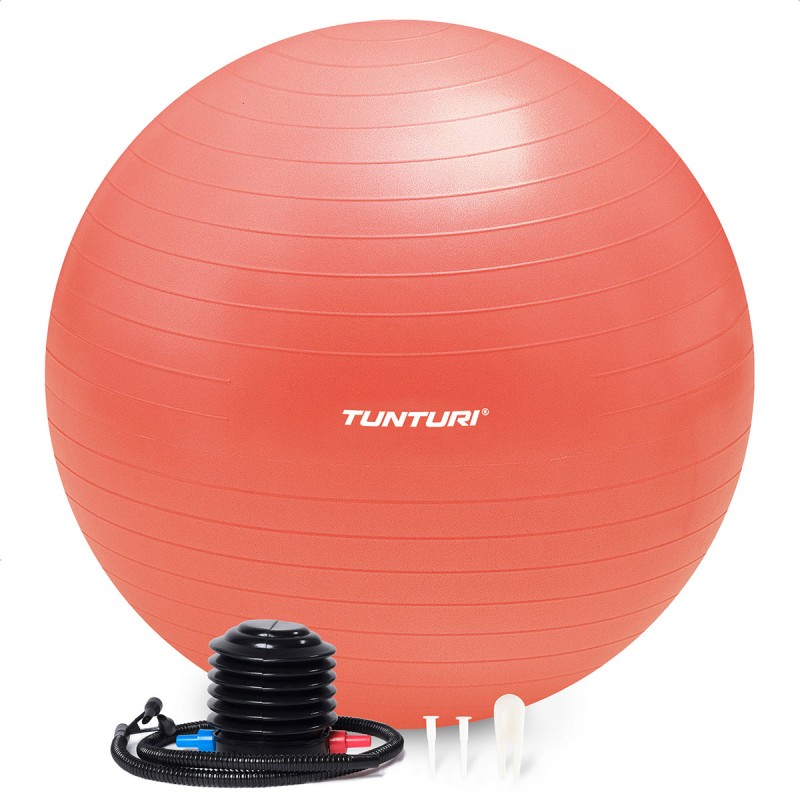 Tunturi Μπάλα Gymball 75cm Τριανταφυλλί Anti Burst Tunturi Μπάλα Gymball 75cm Τριανταφυλλί Anti Burst