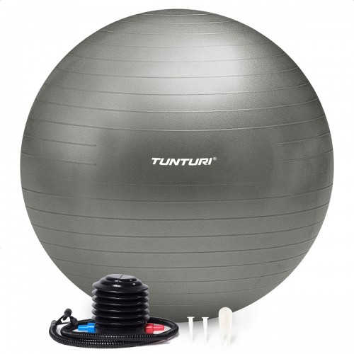Tunturi Μπάλα Gymball 55cm Ασημί Anti Burst