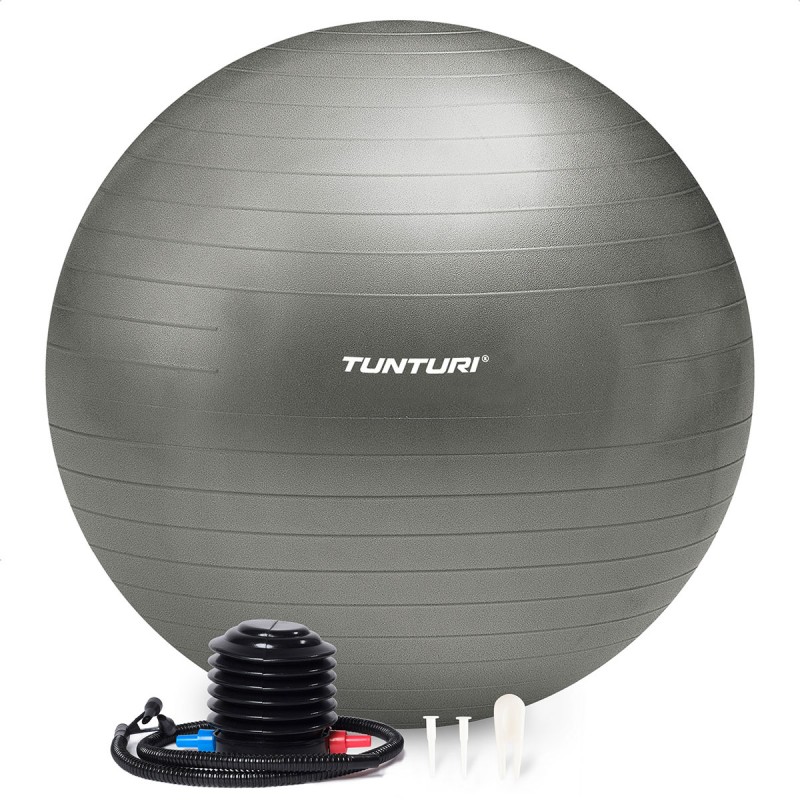 Tunturi Μπάλα Gymball 55cm Ασημί Anti Burst Tunturi Μπάλα Gymball 55cm Ασημί Anti Burst