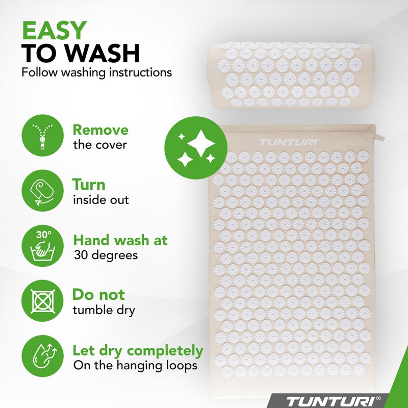 Tunturi Στρώμα Αποθεραπείας με μαξιλάρι βελονισμού, Μπεζ Tunturi Στρώμα Αποθεραπείας με μαξιλάρι βελονισμού, Μπεζ