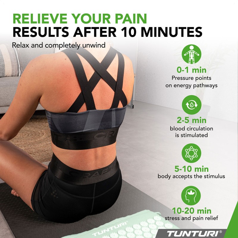 Tunturi Στρώμα Αποθεραπείας με μαξιλάρι βελονισμού, Μέντας Tunturi Στρώμα Αποθεραπείας με μαξιλάρι βελονισμού, Μέντας