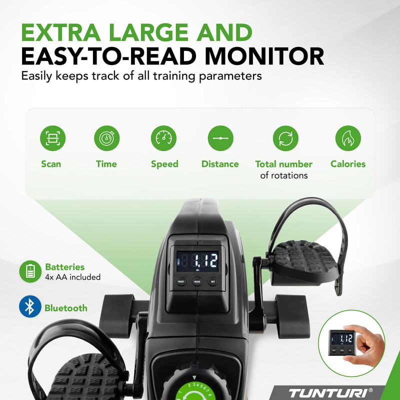 Tunturi Cardio Fit M45 μαγνητικό μίνι ποδήλατο γυμναστικής Tunturi Cardio Fit M45 μαγνητικό μίνι ποδήλατο γυμναστικής