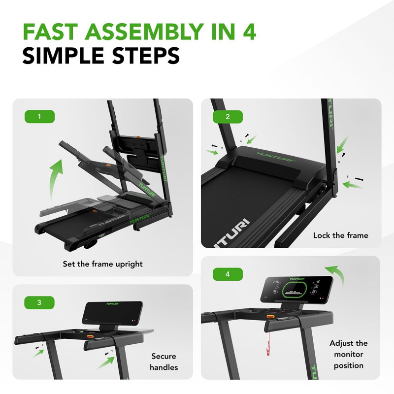 Tunturi Cardio Fit T30 Διάδρομος γυμναστικής 2.0 hp Tunturi Cardio Fit T30 Διάδρομος γυμναστικής 2.0 hp