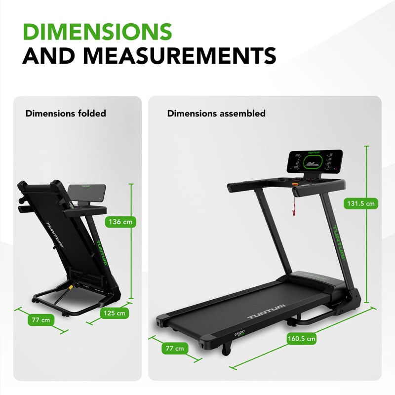 Tunturi Cardio Fit T50 Διάδρομος γυμναστικής Tunturi Cardio Fit T50 Διάδρομος γυμναστικής