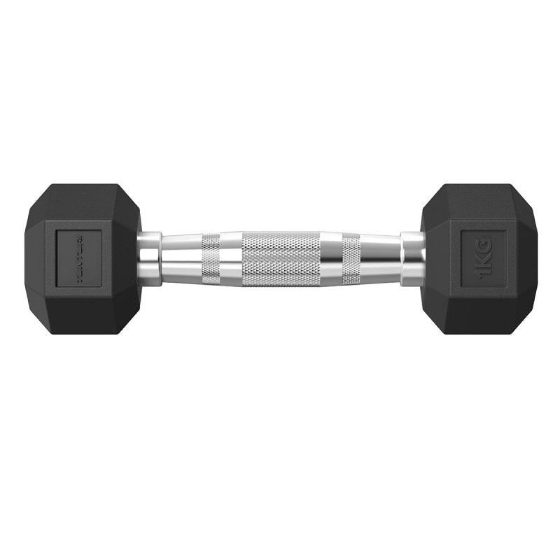 Tunturi Platinum Εξάγωνος Αλτήρας από Λάστιχο 1kg, Ζεύγος Tunturi Platinum Εξάγωνος Αλτήρας από Λάστιχο 1kg, Ζεύγος